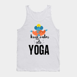 Yoga Elephant - Keep Calm and do Yoga Tank Top